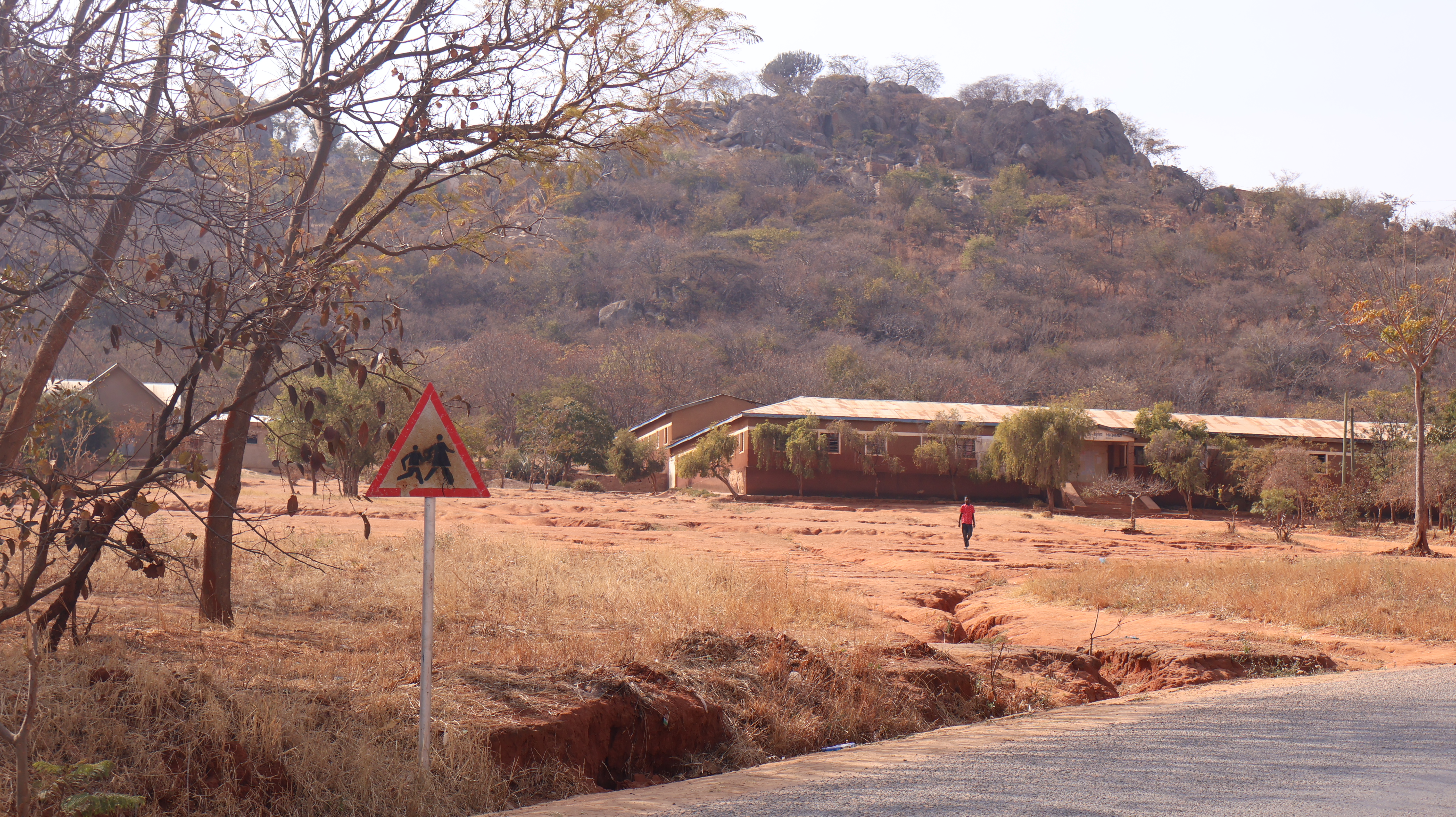 当地学校校园一景
