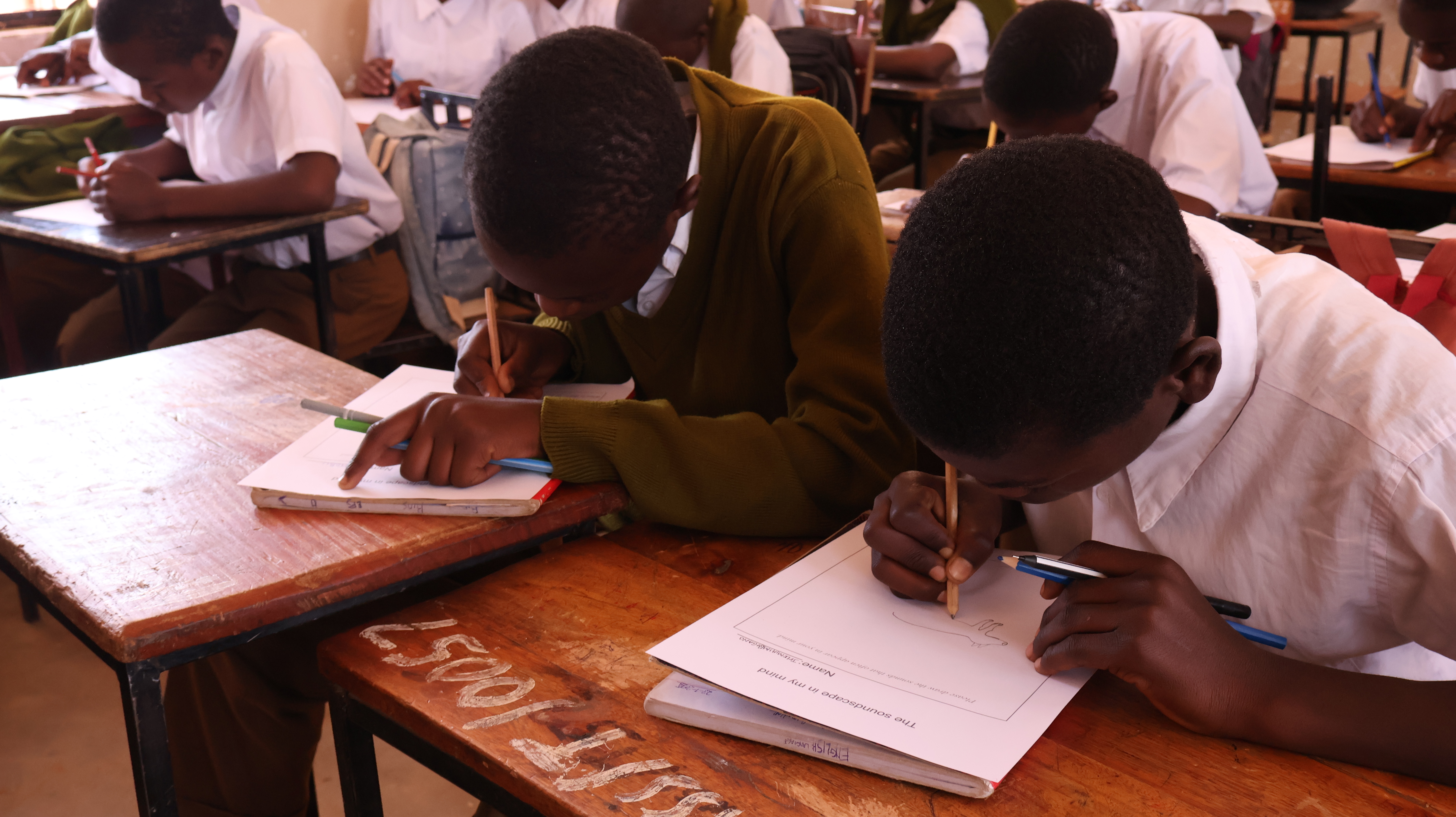 学生完成学习单中
